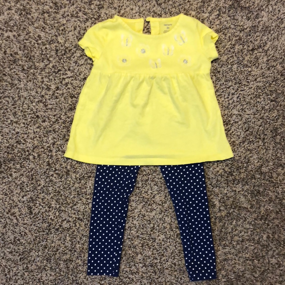 Carter’s Yellow & Navy Set